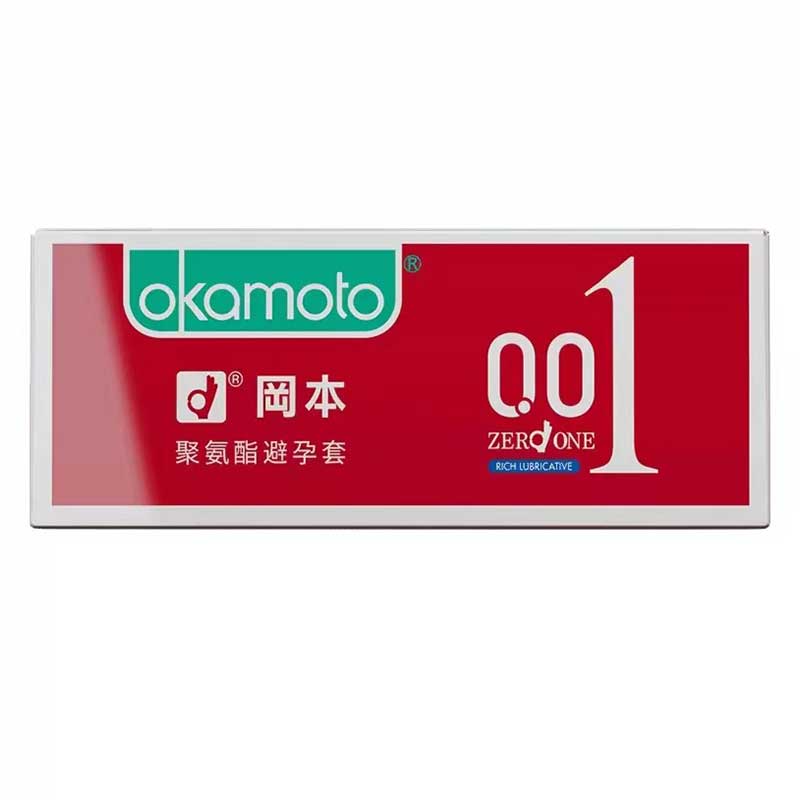 OKAMOTO  001  Super lubricating pack of three