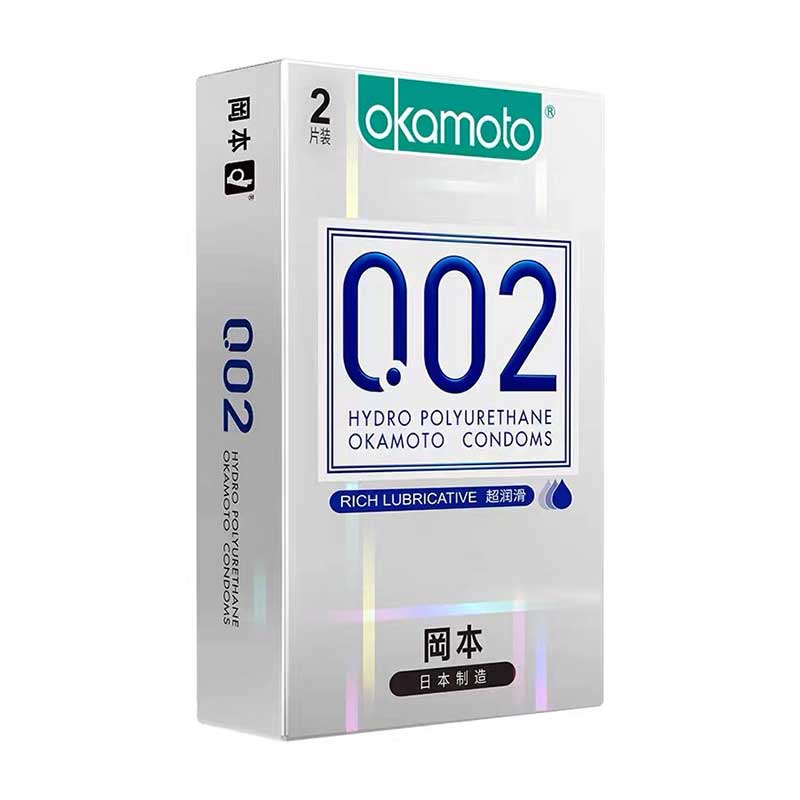 OKAMOTO 002 Super lubrication pack of two Blue outfit