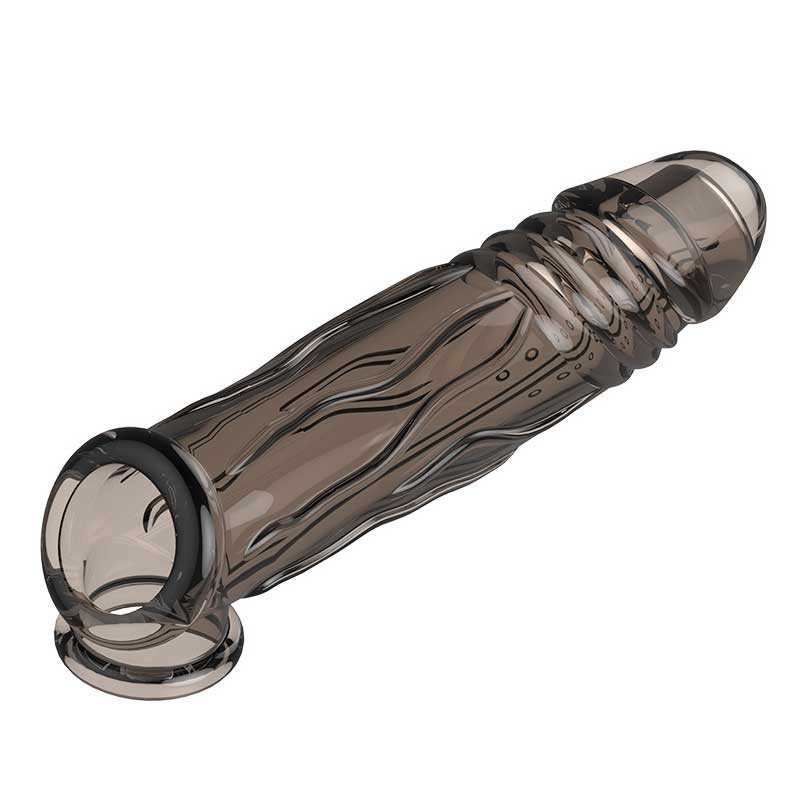 MELEON  Big black crystal wolf braces