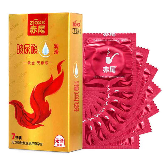 ZIOXX  Gold No Semen Storage Hyaluronic Acid condom  Pack of seven
