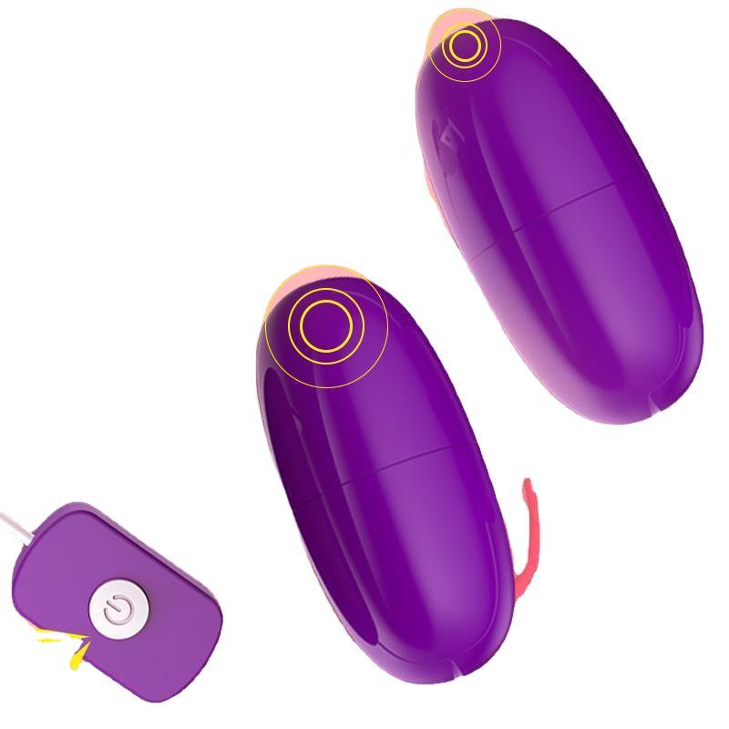 LILO Series vibrator  JYLL_USB double vibrator naked goods purple