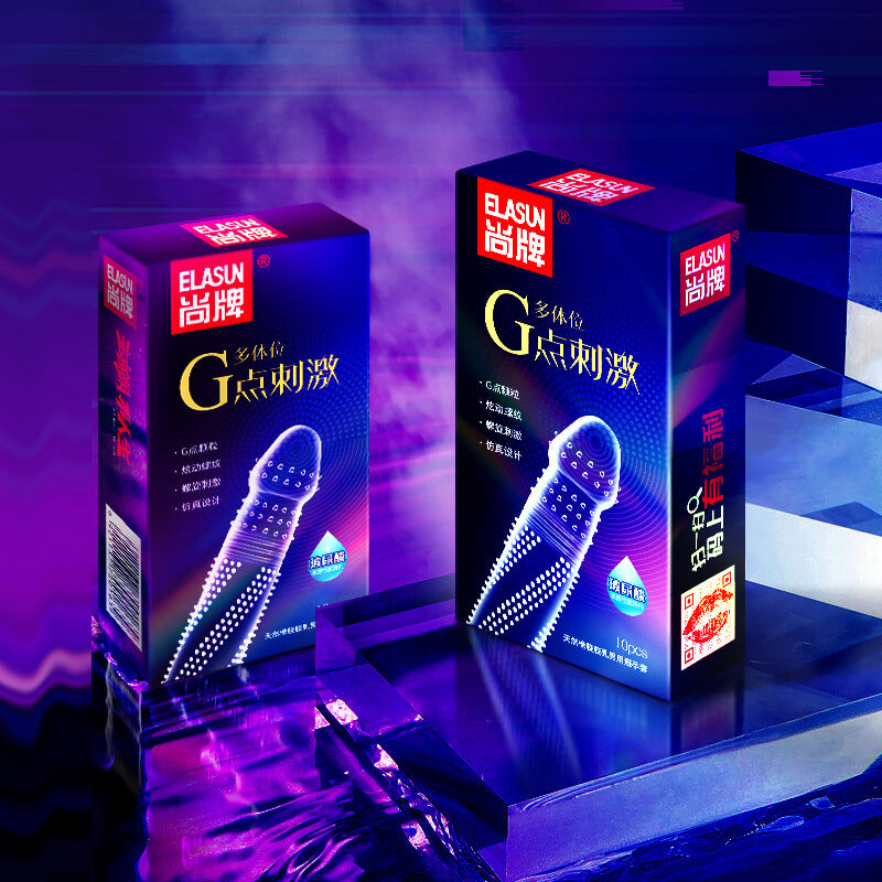 ELASUN G-spot stimulation condom  ten pcs