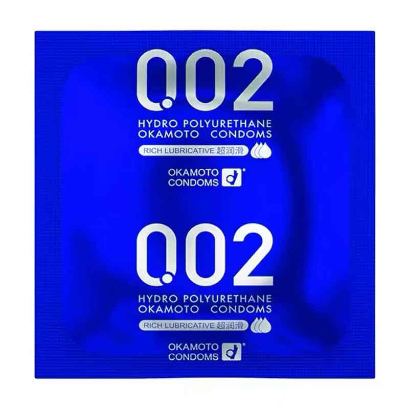 OKAMOTO 002 Super lubrication pack of two Blue outfit
