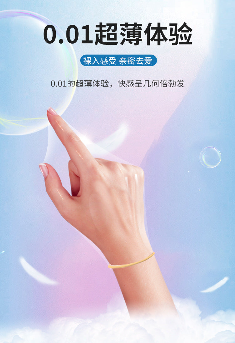 DOUBLE NICE   hyaluronic acid  0.01 Ultra thin  Condom pack of ten