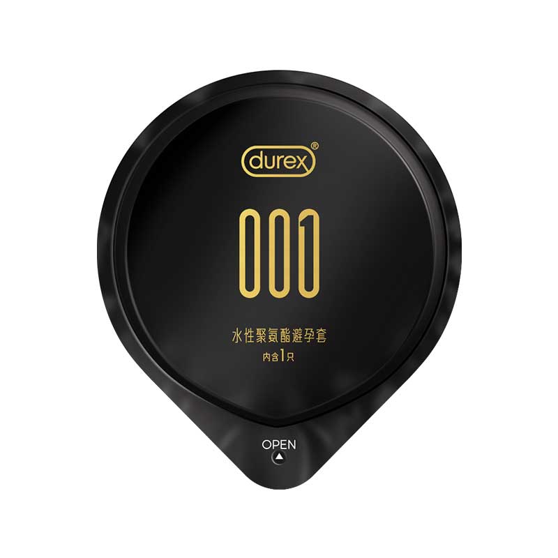 DUREX 001   water-based polyurethane condom Pack of  six