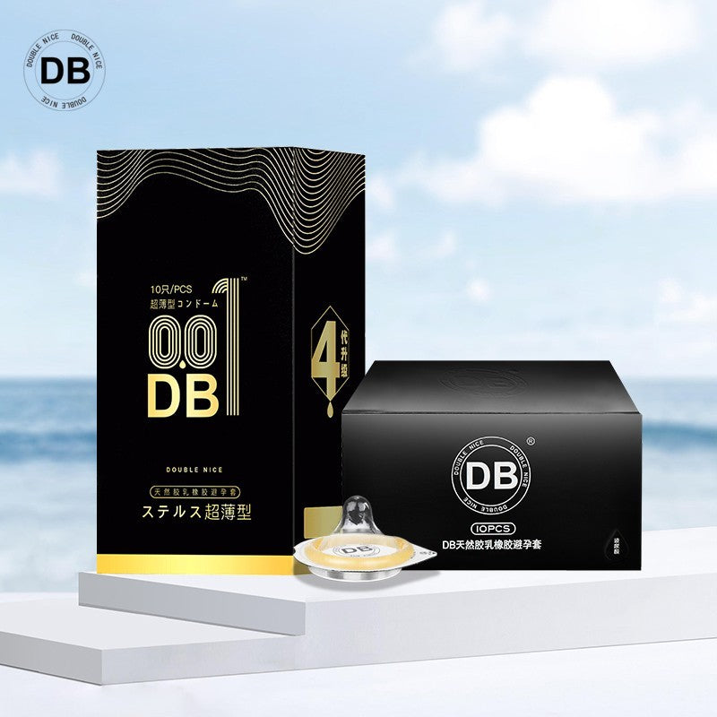 DOUBLE NICE   hyaluronic acid  0.01 Ultra thin  Condom pack of ten
