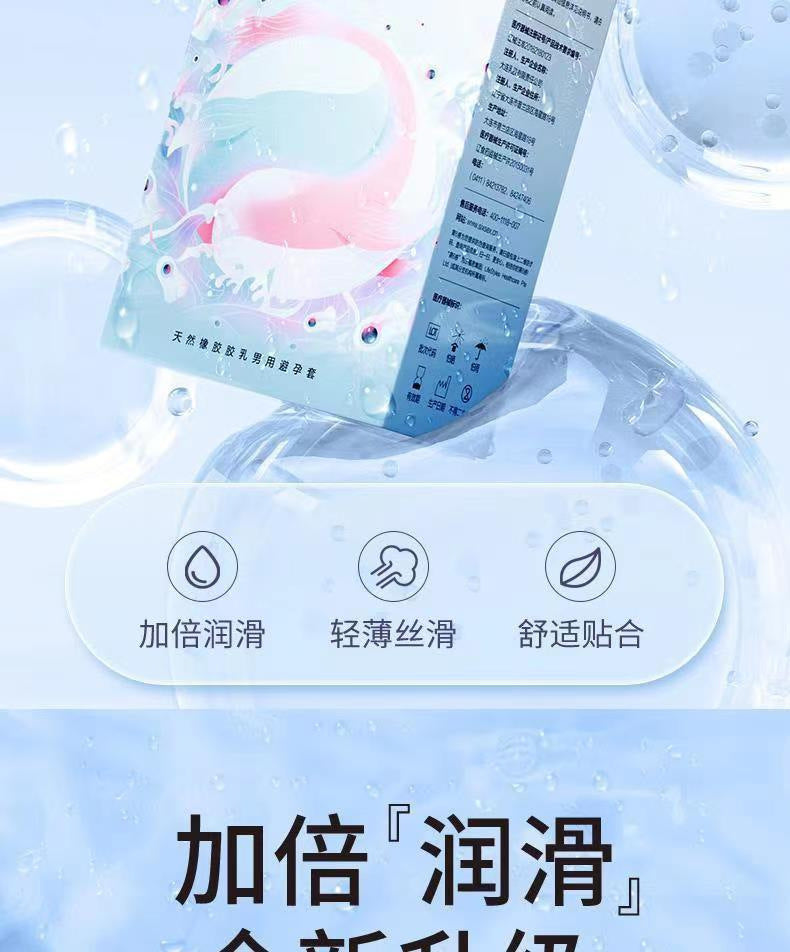SIX SEX hyaluronic acid condom pack of  one hundred