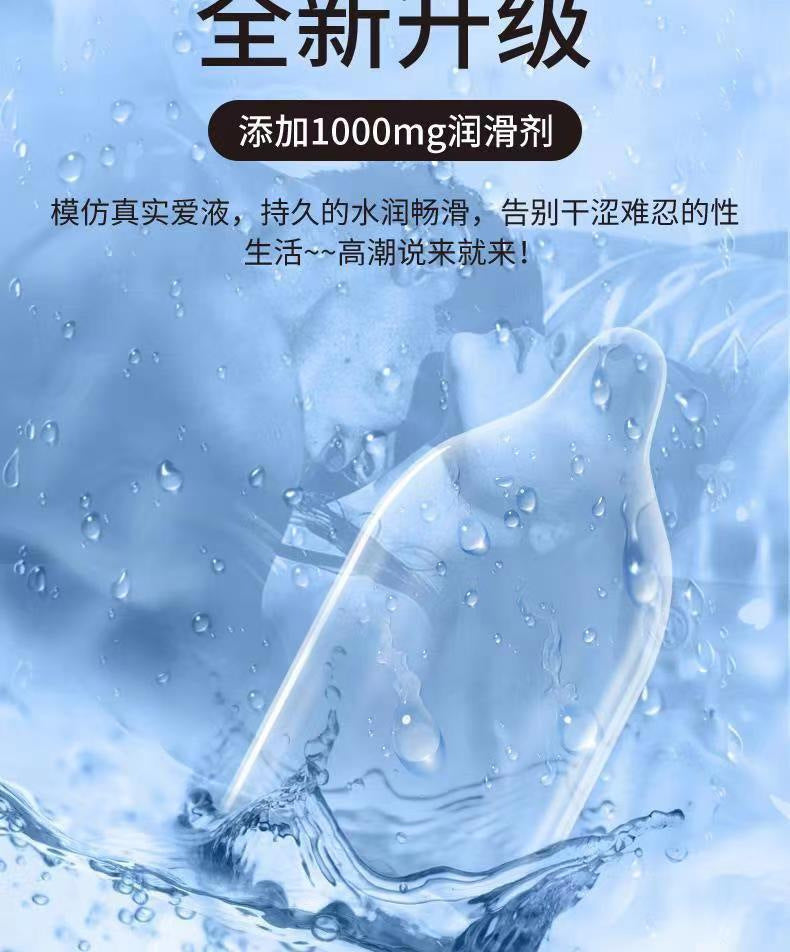 SIX SEX hyaluronic acid condom pack of  one hundred