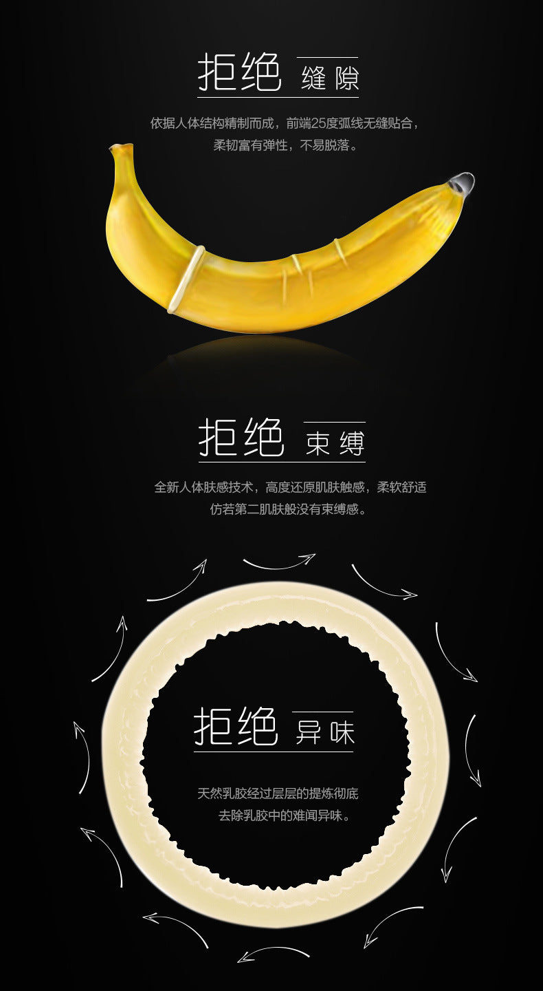 JISSBON zero sense  Ultra-thin and thin condom  one pcs