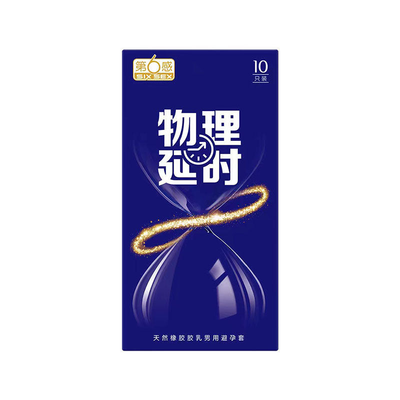 SIX SEX  physical delay condom pack of ten