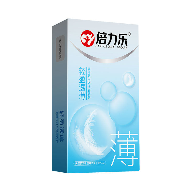 PLEASURE MORE Condoms   Light and thin ten slices