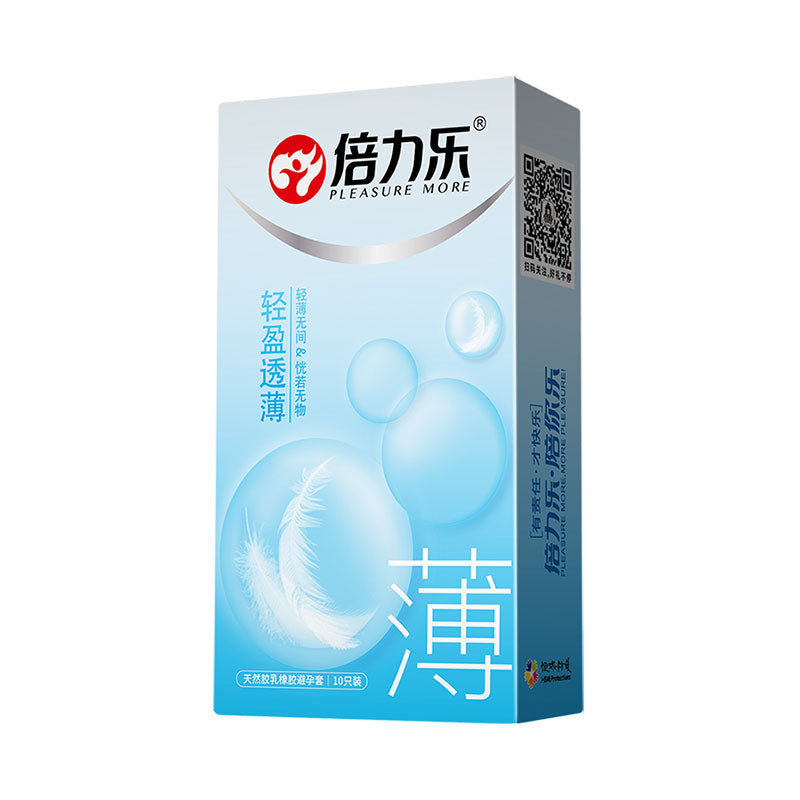 PLEASURE MORE Condoms   Light and thin ten slices