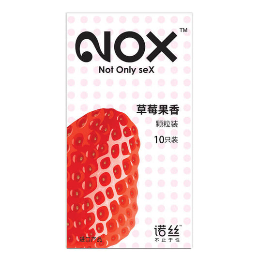 NOX Strawberry fruity aroma condom  ten pcs