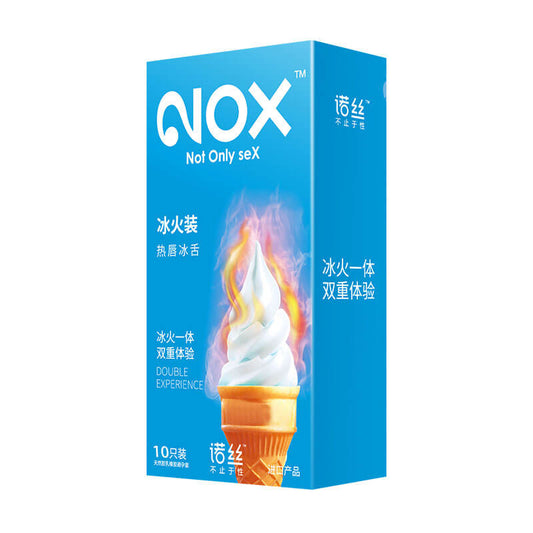 NOX  Ice and fire condom ten pcs