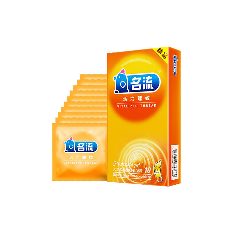 MINGLIU  Vibrant  Thread condom ten pcs
