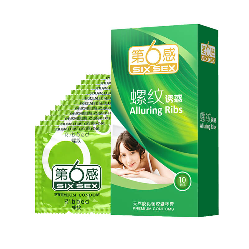 SIX SEX  Thread   condom  Pack of ten
