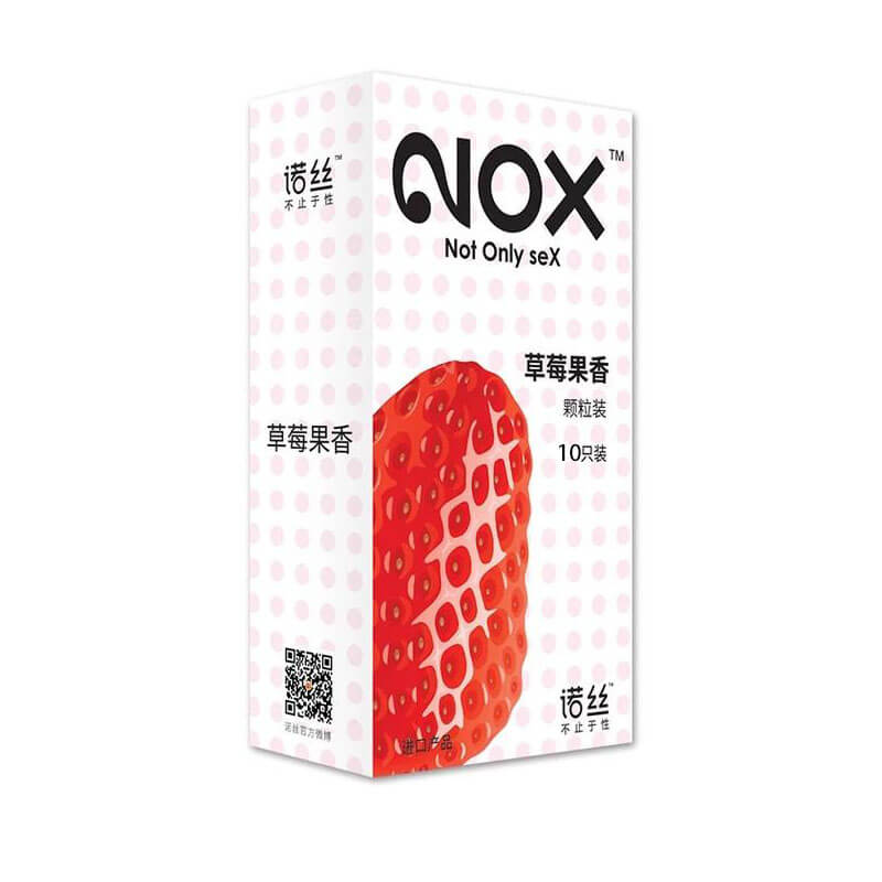 NOX Strawberry fruity aroma condom  ten pcs