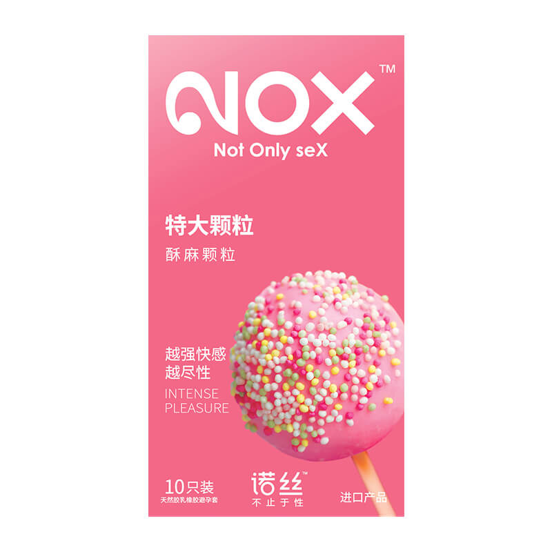 NOX extra large particles condom  ten pcs