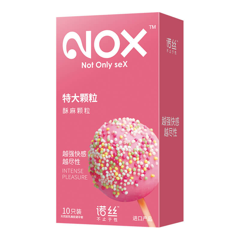 NOX extra large particles condom  ten pcs