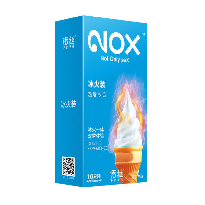 NOX  Ice and fire condom ten pcs