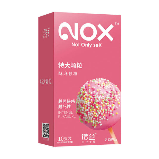 NOX extra large particles condom  ten pcs