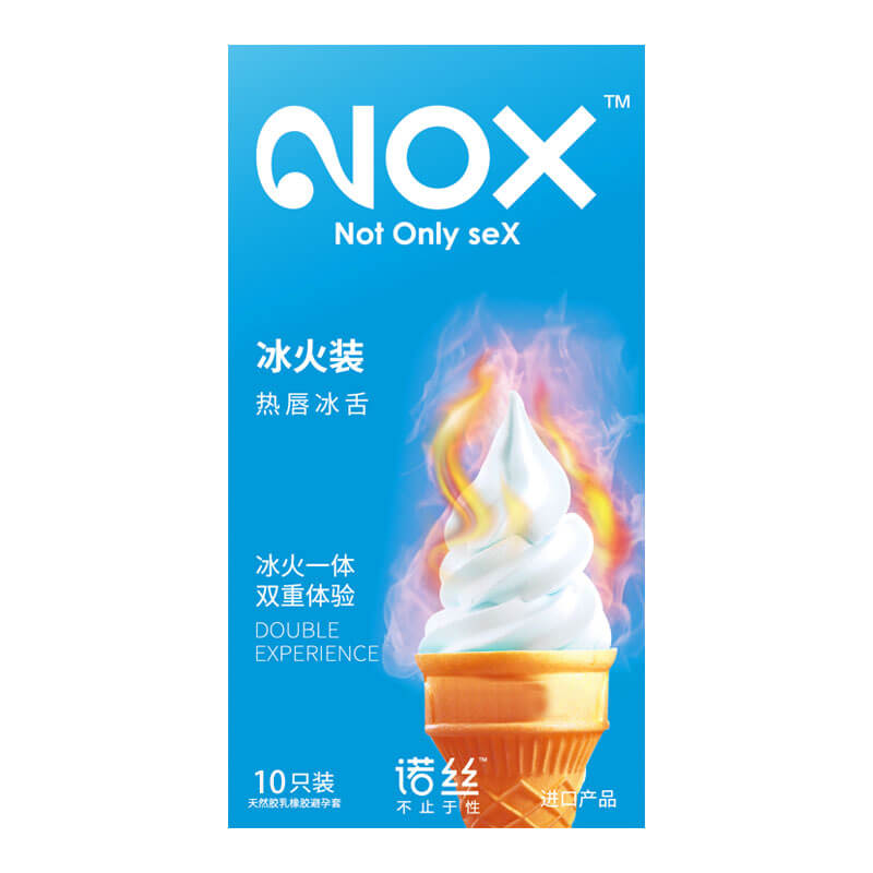 NOX  Ice and fire condom ten pcs