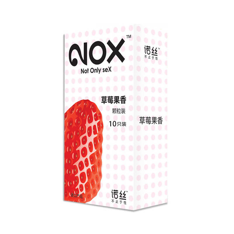 NOX Strawberry fruity aroma condom  ten pcs