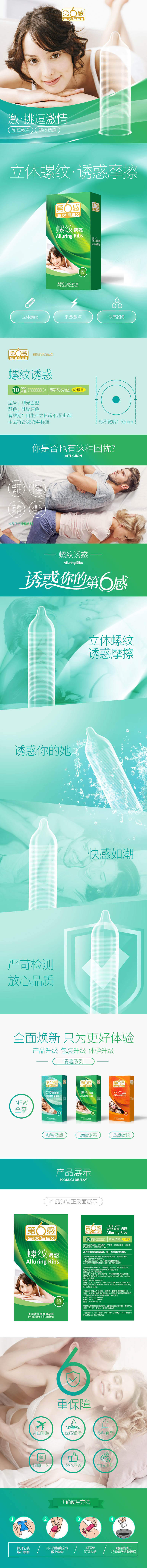 SIX SEX  Thread   condom  Pack of ten
