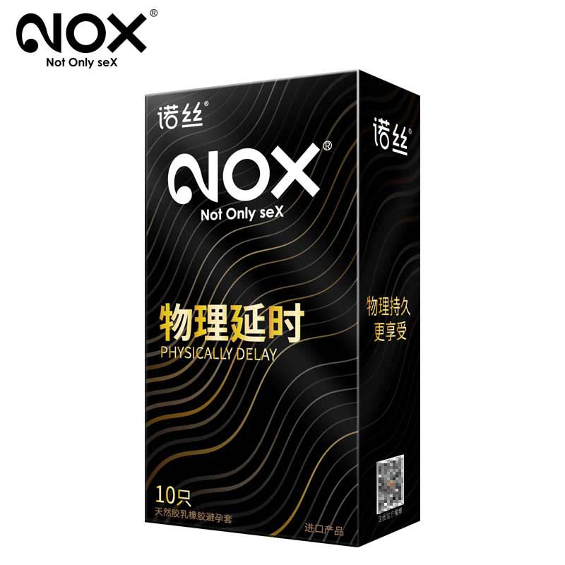NOX Speedmaster lasting black gold condom ten  pcs