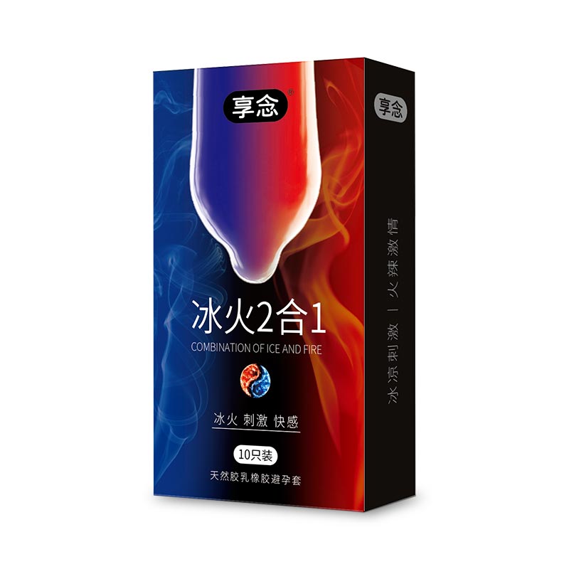 XIANGNIAN Ice and fire two-in-one condom ten pcs