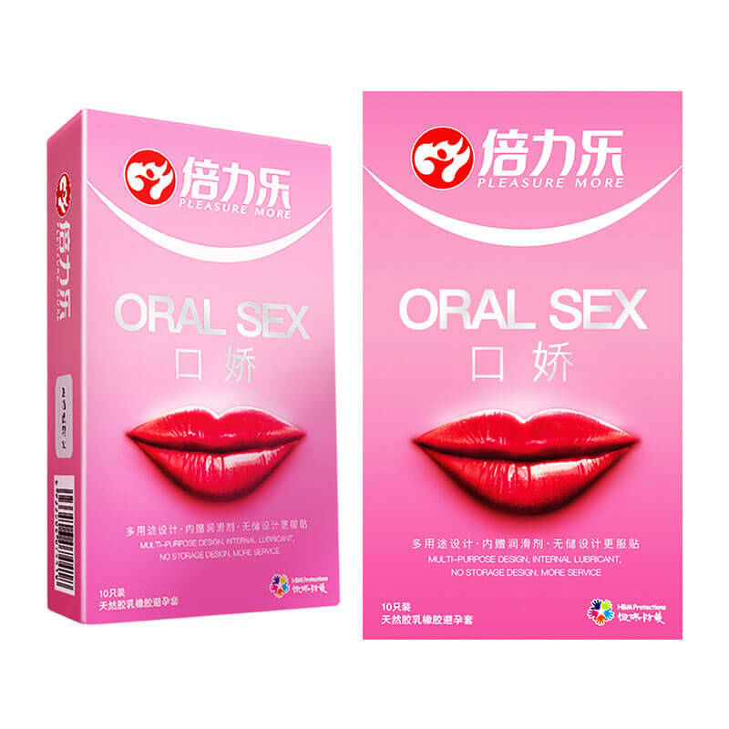 PLEASURE MORE condom series  oral sex  pack of ten