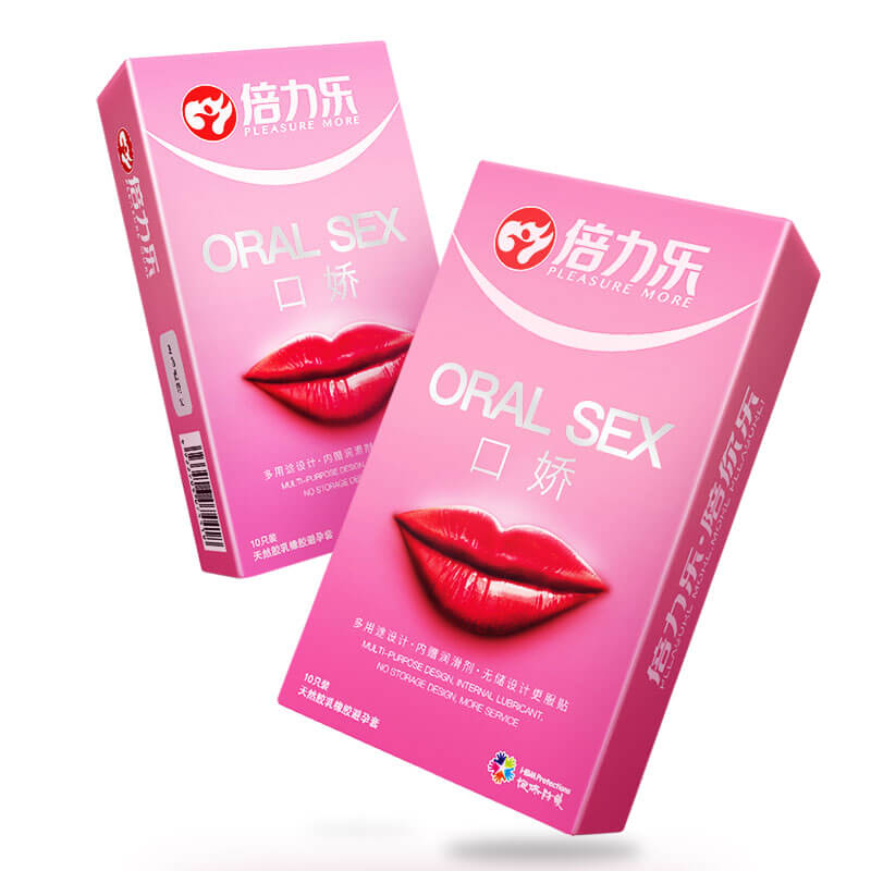 PLEASURE MORE condom series  oral sex  pack of ten