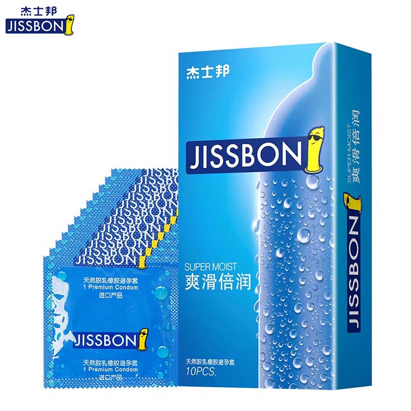 JISSBON Smooth and moisturizing  condom  ten pcs