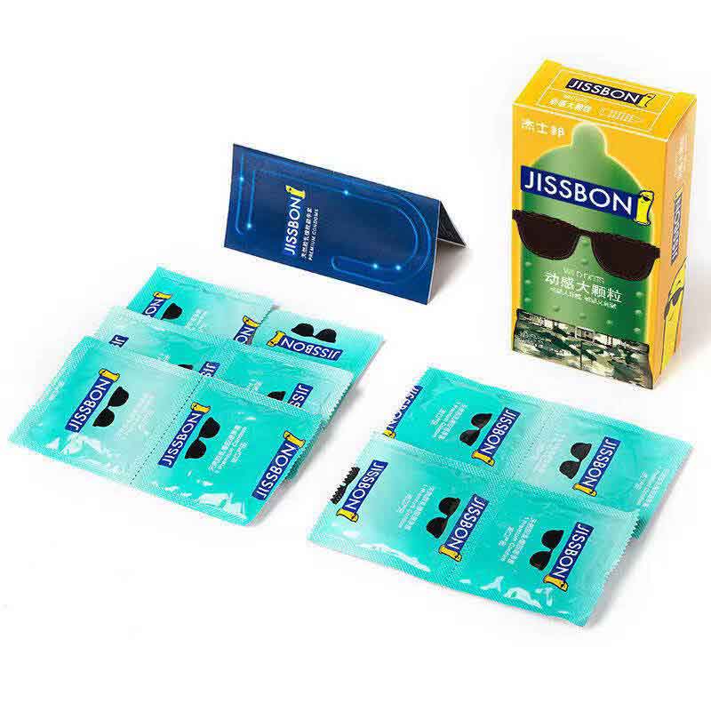JISSBON Dynamic Large particles  condom  ten pcs