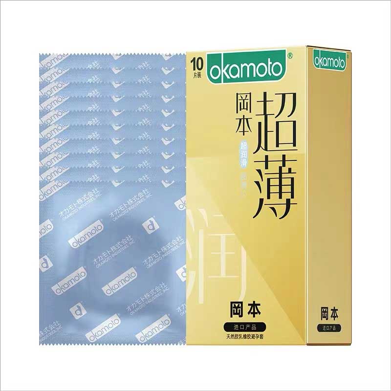 OKAMOTO Sensitive and ultra-thin condom  pack of  ten
