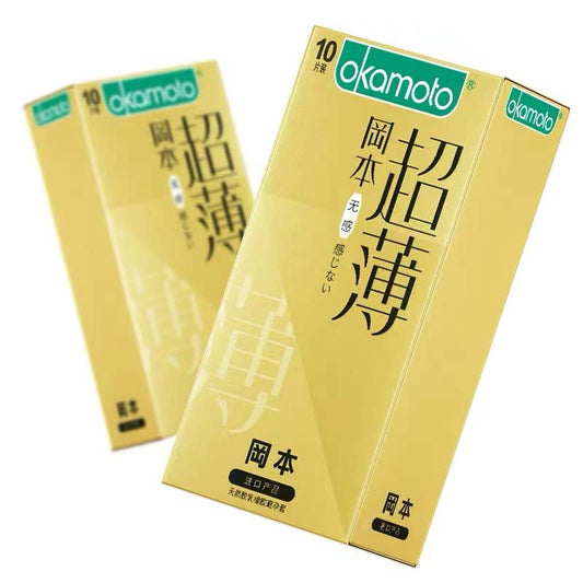 OKAMOTO Sensitive and ultra-thin condom  pack of  ten
