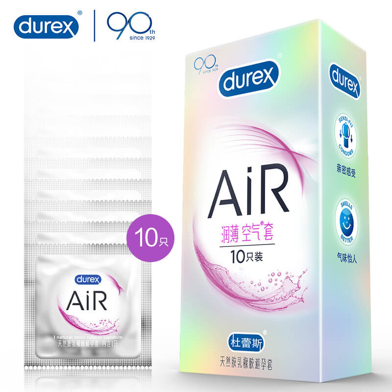 DUREX AIR lubricating Ultra thin air condom  pack of ten