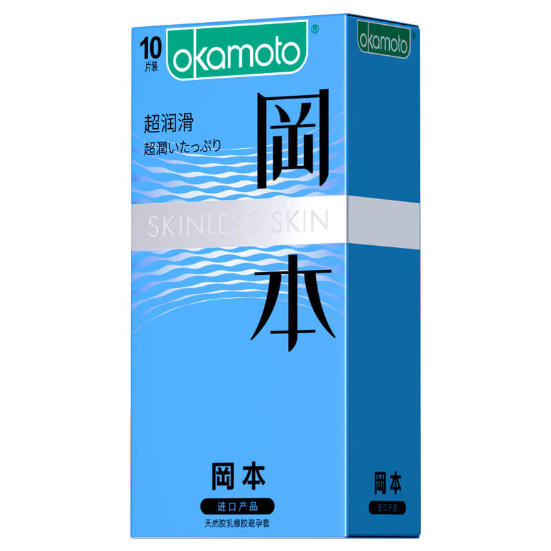 OKAMOTO  Super lubrication  Blue outfit   pack of ten