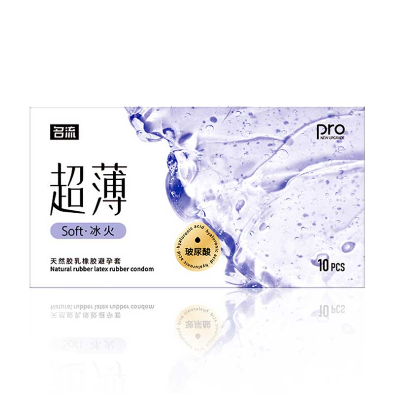 MINGLIU ultra thin pro Ice and fire condom  ten  pcs