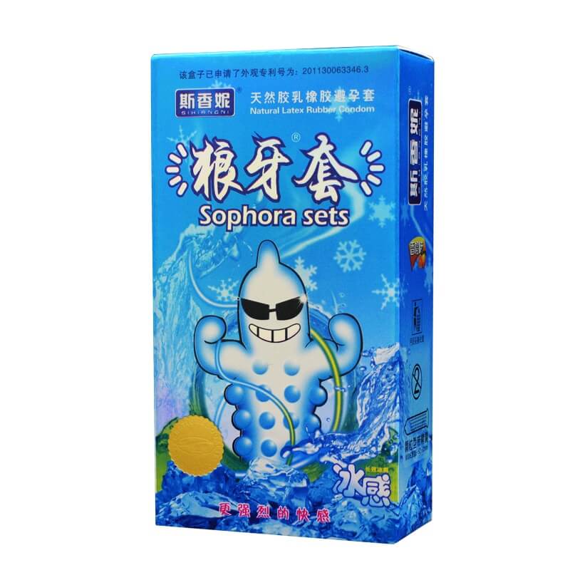 SIXIANGNI  Ice feeling  condom  twelve  pcs