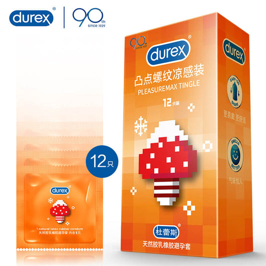 DUREX   raised point thread  coolness  condom Pack of twelve