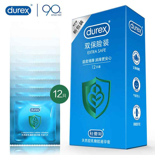 DUREX Double insurance condom Pack of   twelve