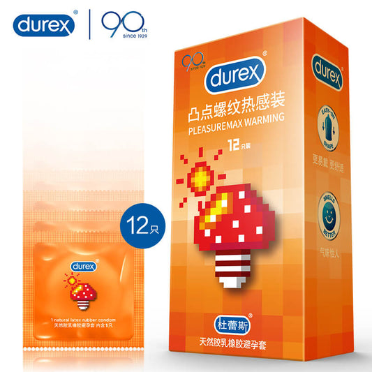 DUREX   raised point thread heat sensation condom Pack of twelve