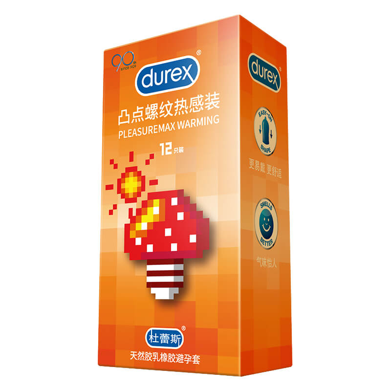 DUREX   raised point thread heat sensation condom Pack of twelve