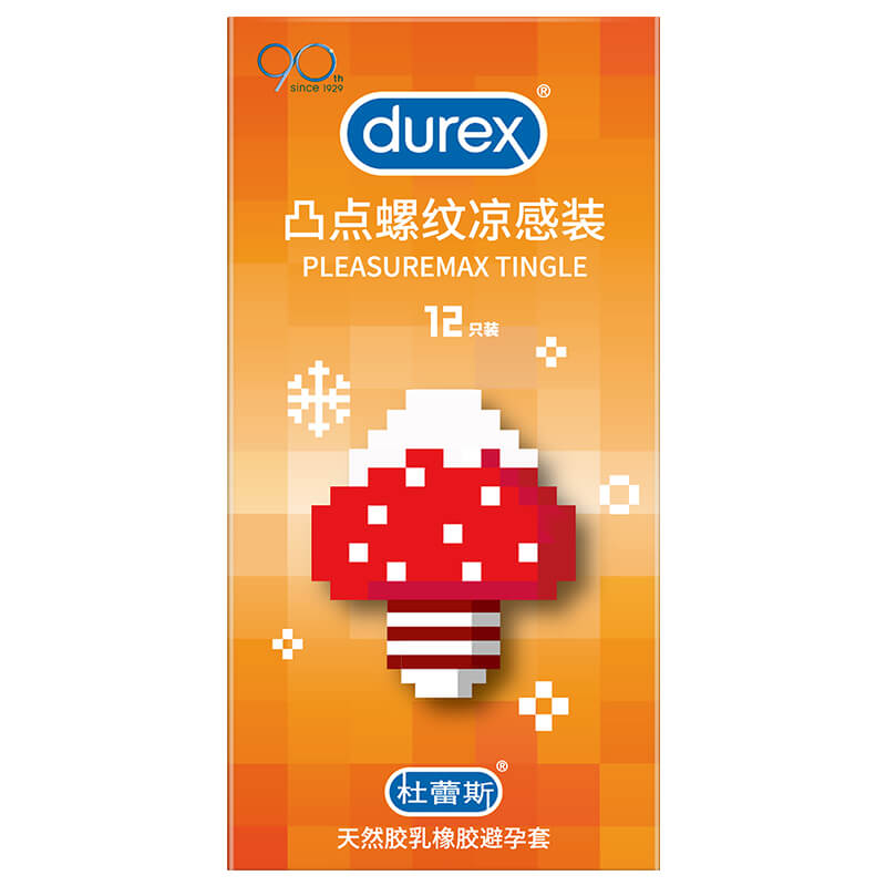 DUREX   raised point thread  coolness  condom Pack of twelve