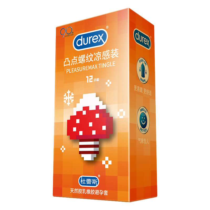 DUREX   raised point thread  coolness  condom Pack of twelve