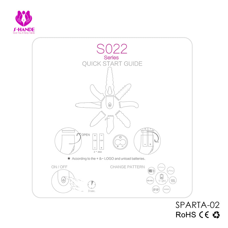 S-HANDE  Series vibrator  Spartan S022-02