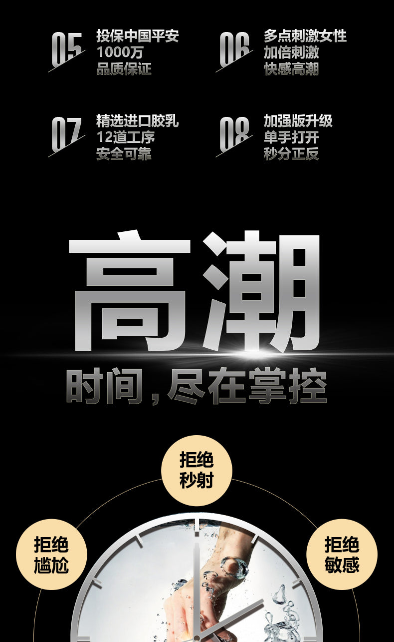 BESTON condom series  Long-lasting God of War Three Pack