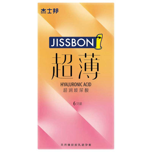 JISSBON Ultra-thin hyaluronic acid condom six pcs