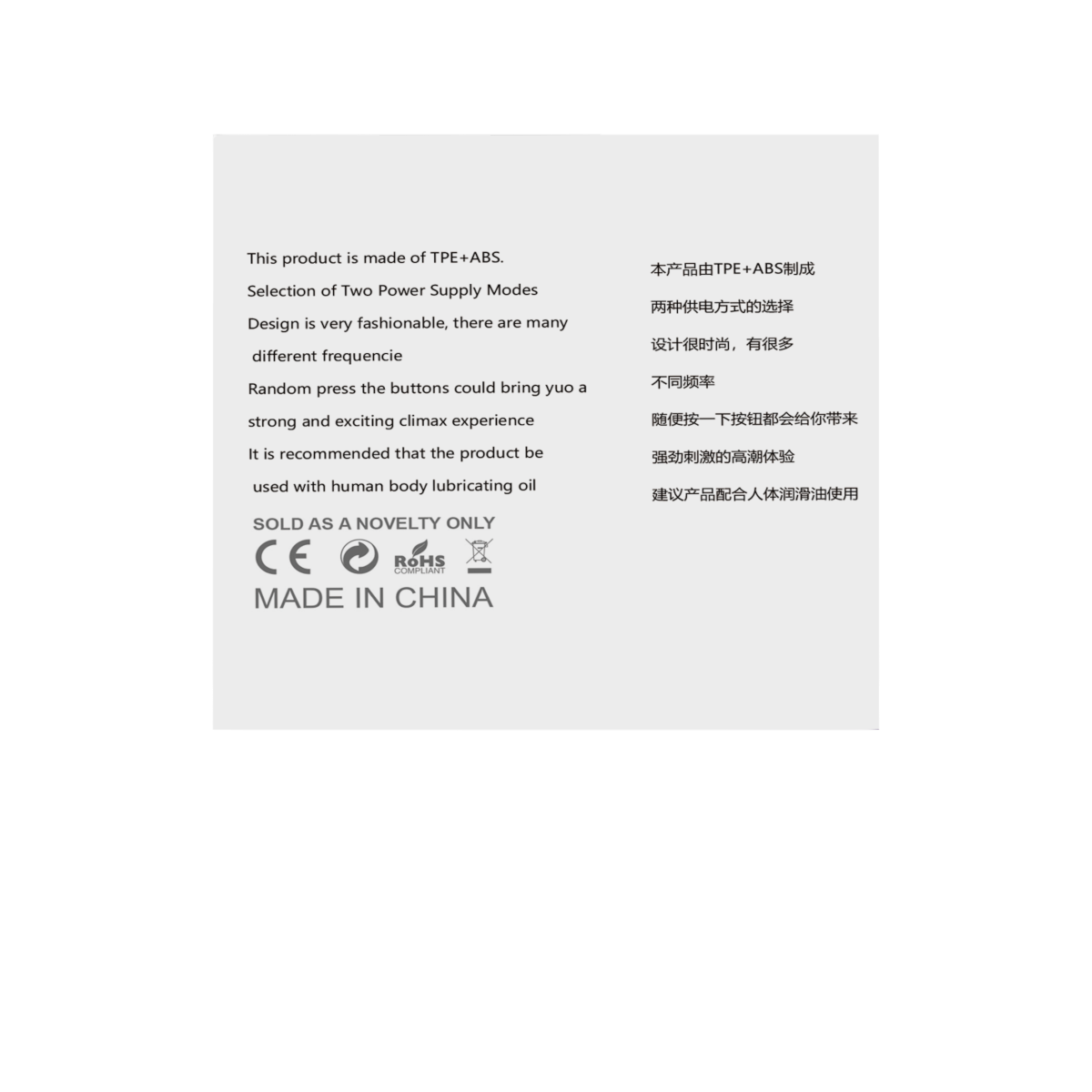 MJS-20 frequency single-head female vibrator